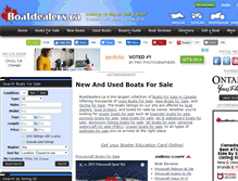 Tablet Screenshot of boatdealers.ca